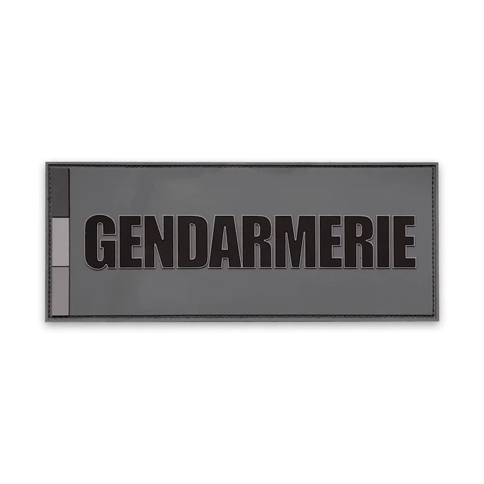 Bandeau dorsal BV Gendarmerie PVC 25 x 10 cm