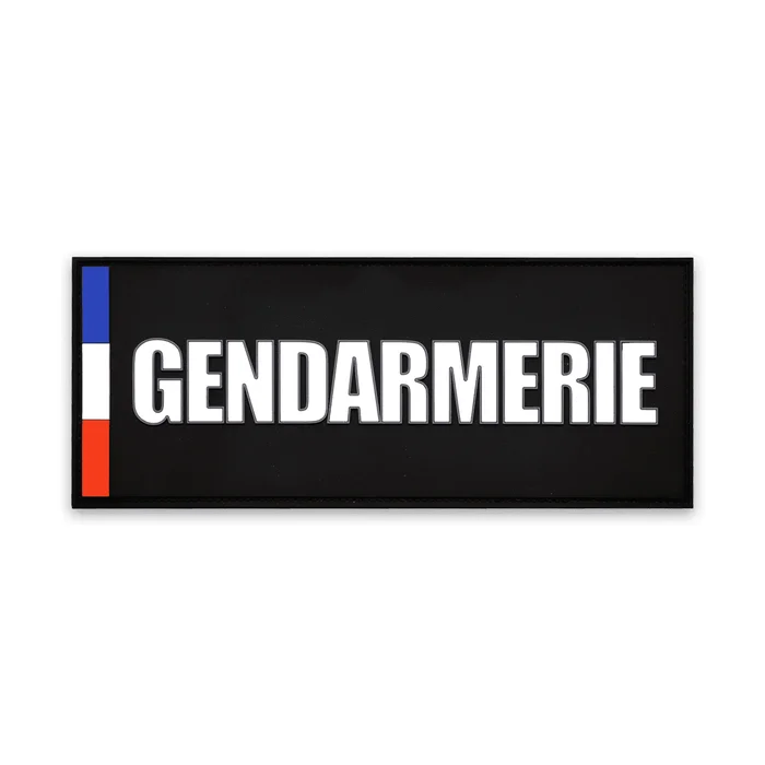 Bandeau dorsal Gendarmerie PVC 25 x 10 cm