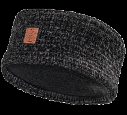 Bandeau tricot noir DEERHUNTER