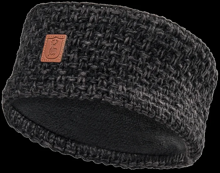 Bandeau tricot noir DEERHUNTER