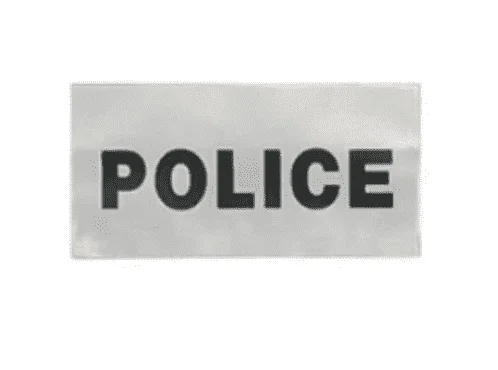 BANDEAUX REFLECHISSANTS POLICE POITRINE
