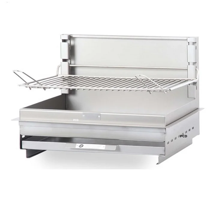 Barbecue A Charbon Le Marquier Montory En Inox 61cm x 40cm