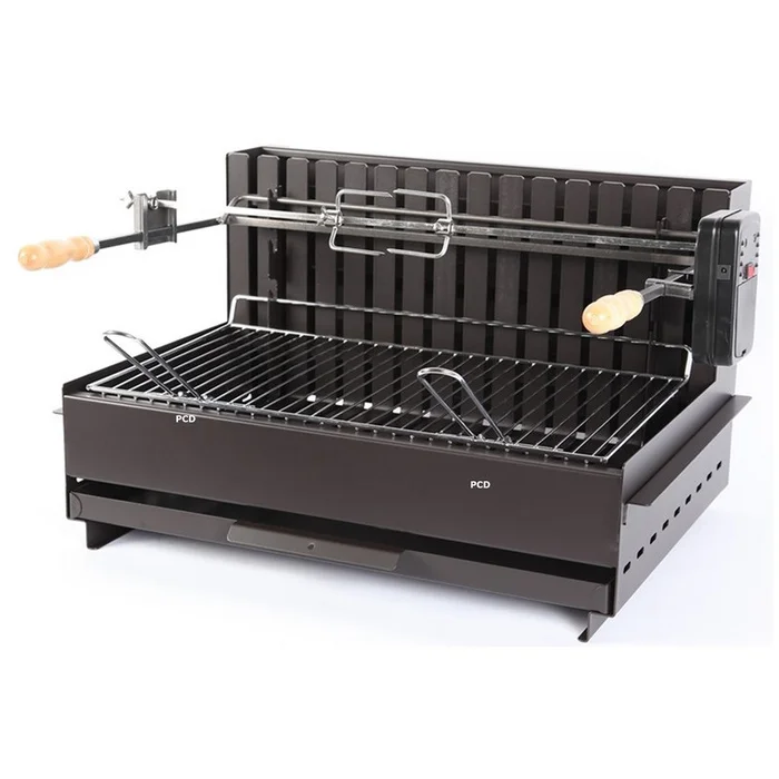 Barbecue Charbon Le Marquier Vulcain Avec Tournebroche