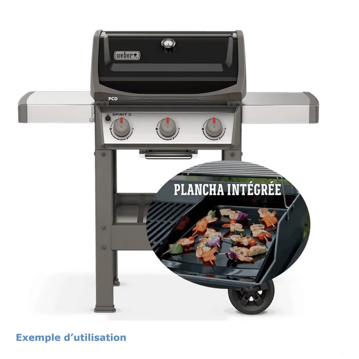 Barbecue Gaz Weber Spirit II E 310 Mix Plancha Emaillée