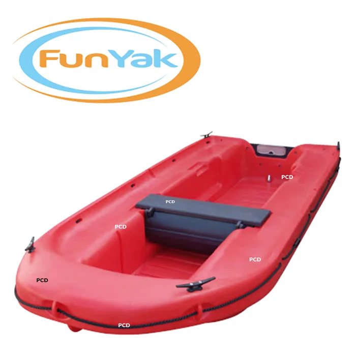 BARQUE FUN YAK SECU 12 ROUGE 3M60