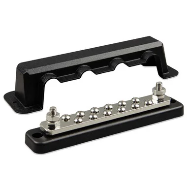 Barre omnibus Victron 250A 2P avec 12 vis et couvercle