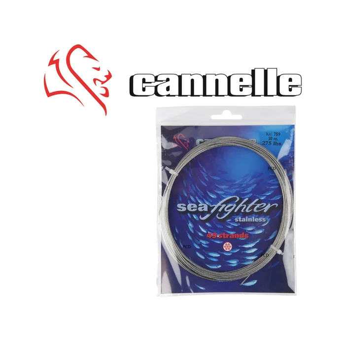 BAS DE LIGNE ACIER CANNELLE SEAFIGHTER COURONNE C759 10M