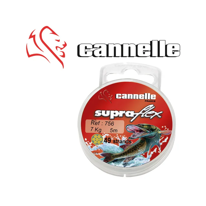 BAS DE LIGNE ACIER CANNELLE SUPRAFLEX C756 5M00