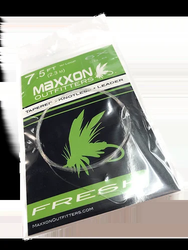 Bas de ligne conique Maxxon ‘fresh’ de 7,5 pieds – 6x 3lb
