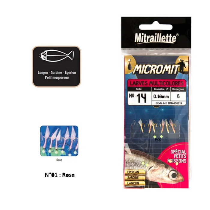 Bas De Ligne Ragot Micromit Larves 6H6 – 0.40mm