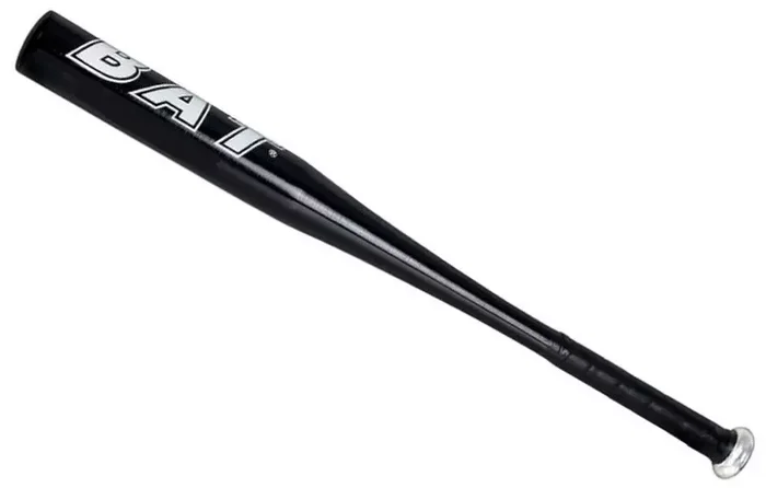 Batte de baseball 70,5cm aluminium noir résistant