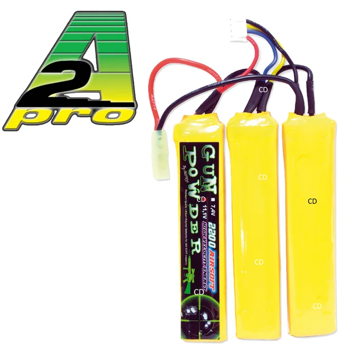 BATTERIE A2PRO LIPO 11,1V 2200MAH 3 STICKS