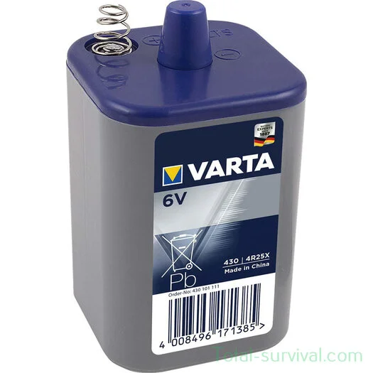 Batterie au chlorure de zinc Varta V430 6V 8100mAh 4R25