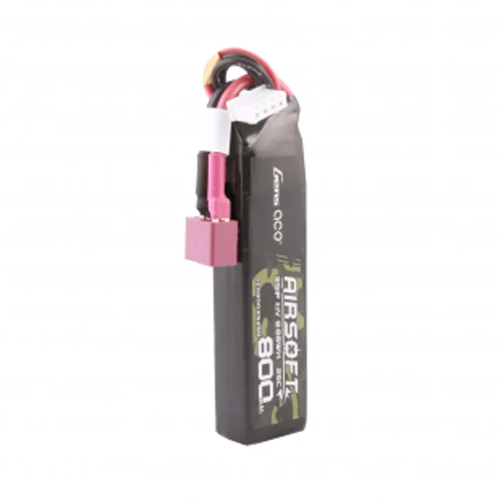 Batterie lipo 11.1V 800mah 25C 1 élément T-DEAN Genspow