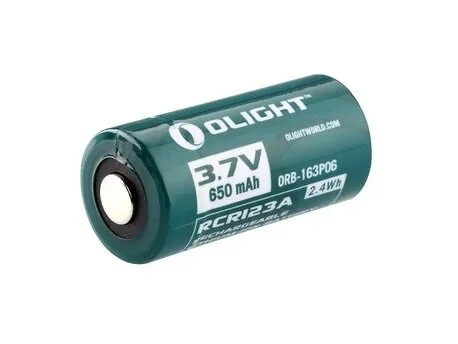 Batterie rechargeable Olight RCR123A 650 mAh 3,7 V, ORB-163P06