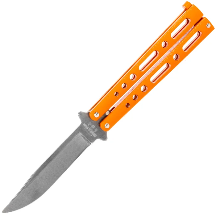 BC117ORSW – Bear & Son Butterfly Orange Stonewash