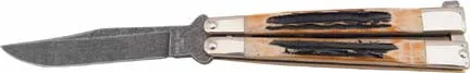 BC517D – Bear & Son Butterfly India Stag Bone