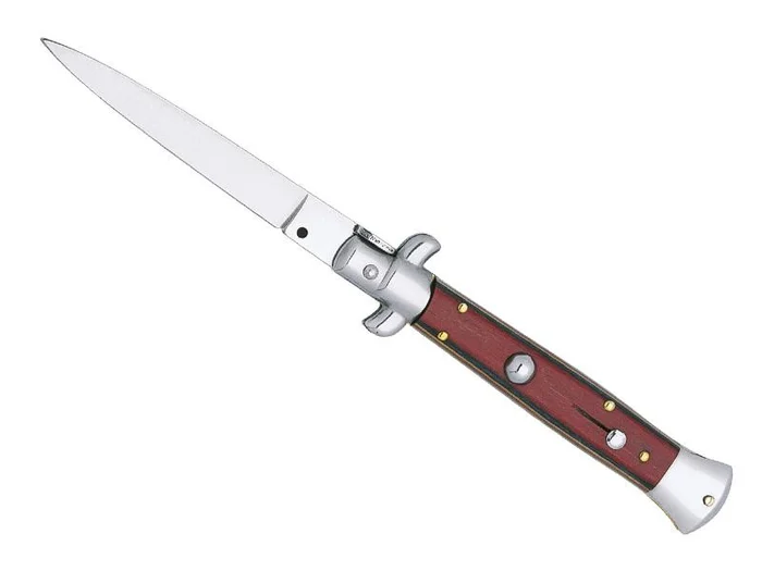 BEL 1323 COUTEAU AUTOMATIQUE STAMINA ROUGE 12CM
