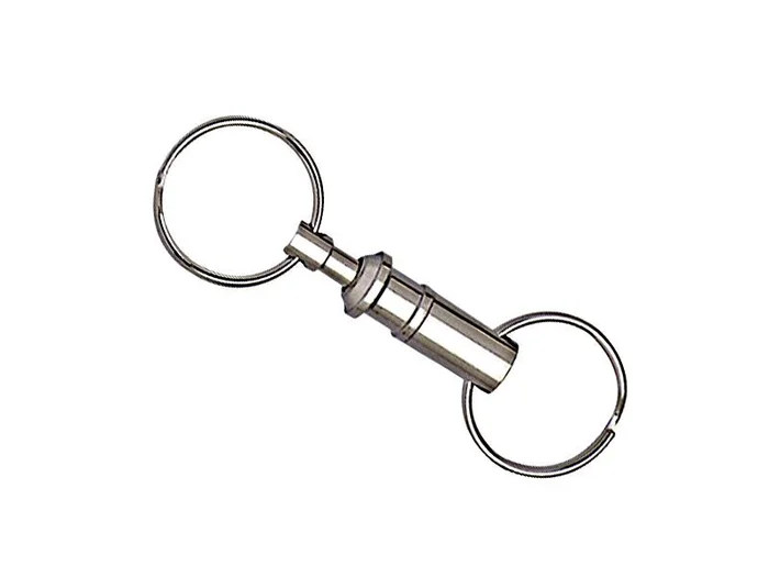 BEL 271300 ATTACHE RAPIDE PORTE-CLES CHROMEE