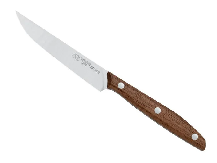 BEL 2C.1003NO COUTEAU STEAK DUE CIGNI 1896 10,5CM NOYER LAME LISSE