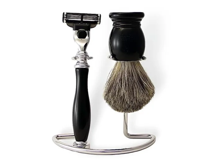 BEL 3001 ENSEMBLE 3P MAISON DU BARBIER TEINTE NOIRE