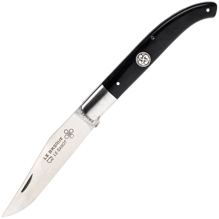 BEL 321225 COUTEAU AU SABOT LE BASQUE 11CM EBENE