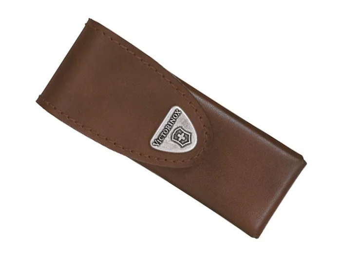 BEL 4.0822.L ETUI VICTORINOX CUIR MARRON POUR SWISSTOOL SPIRIT