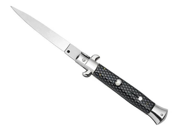 BEL 9323 COUTEAU AUTOMATIQUE DECOR FACON CARBONE
