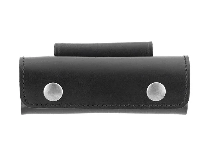 BEL 9712 ETUI MAX CAPDEBARTHES CUIR NOIR HORIZONTAL 13CM