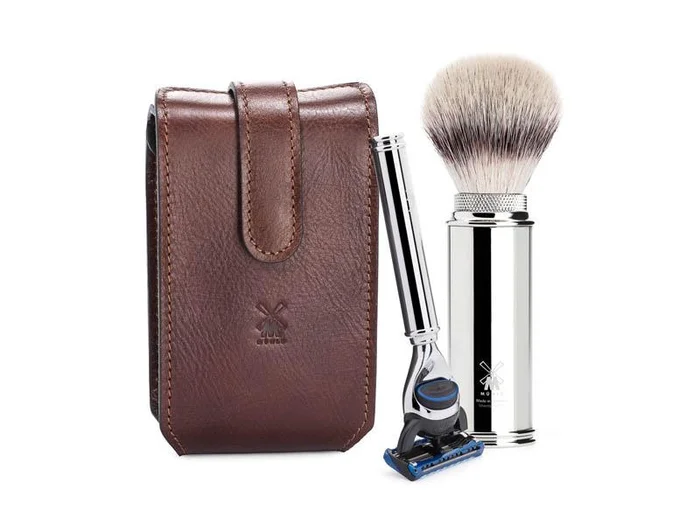 BEL RT2F TROUSSE RASAGE DE VOYAGE MUHLE TRAVEL FUSION BRUN