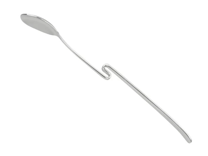 BEL1073 CUILLER A CONFITURE COUDEE INOX