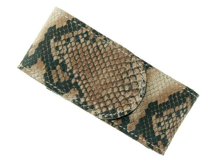 BEL20201 ETUI CUIR FACON SERPENT 11/12CM