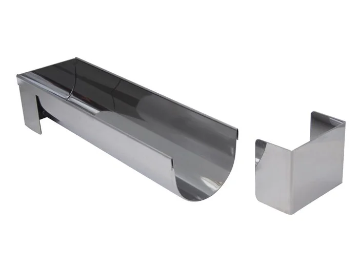 BEL3206.30 GOUTTIERE RONDE INOX 30 X 7,5 X 6,5CM