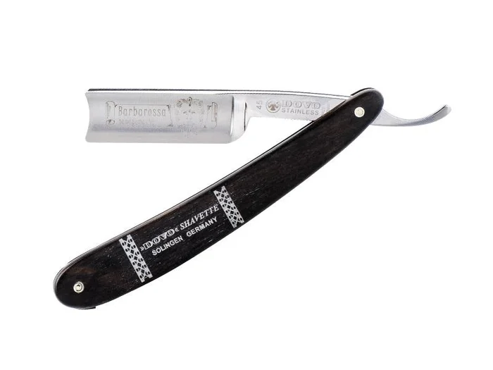 BEL45.581 SHAVETTE DOVO BARBAROSSA EBENE INOX