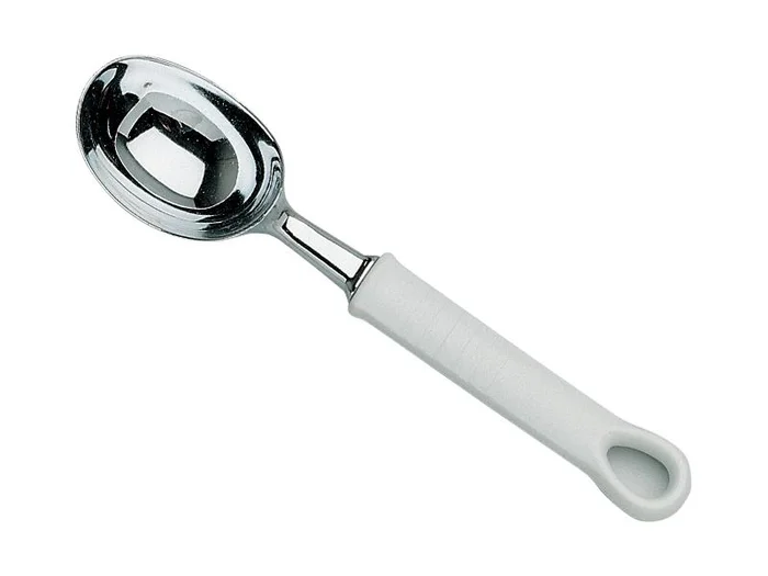BEL477 CUILLER A GLACE CHROMEE