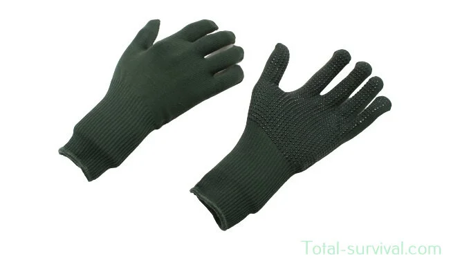 Bennet contact combat dotted gloves, FKNX13/G/PD/KW, vert olive