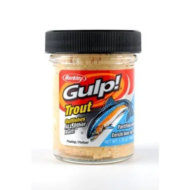 Berkley Gulp! Pâte à truite – Parfum original Fromage en morceaux