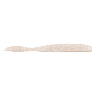 Berkley PowerBait MaxScent Flat Worm – 4.25&Prime; – Blanc Nacré