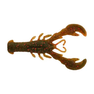 Berkley PowerBait MaxScent Lil’ Super Trooper – Pastèque Cuivre/Orange avec Rouge