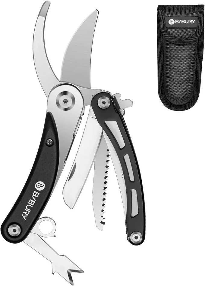 BIBPRUNERS – BIBURY 5 in 1 Gardening Pruners Sécateur