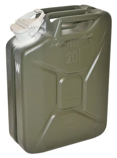 Bidon d’eau 20L de la Bundeswehr allemande, vert olive