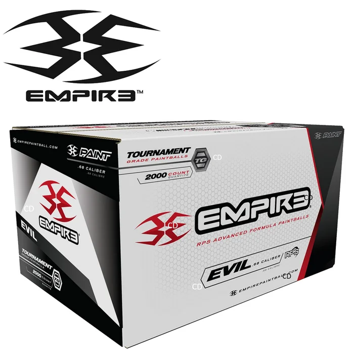 BILLES EMPIRE PAINTBALL RPS EVIL CAL .68 PAR 2000