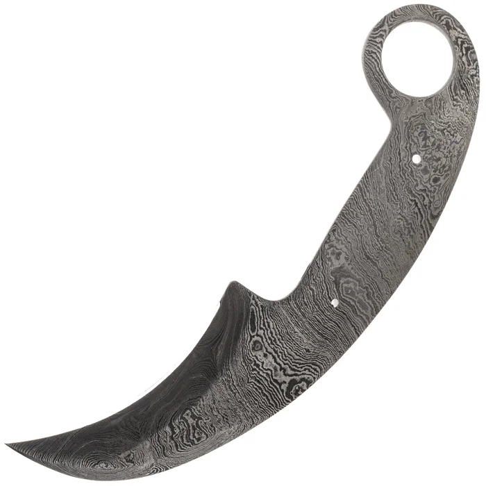 BL127D – Lame à monter Karambit Damas