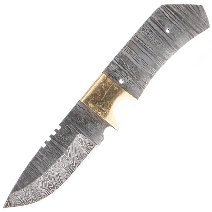 BL135D – Lame à monter Drop Point Damas