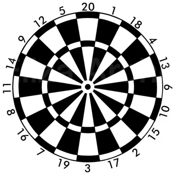 BLASONS DART 60CM (PAR5)