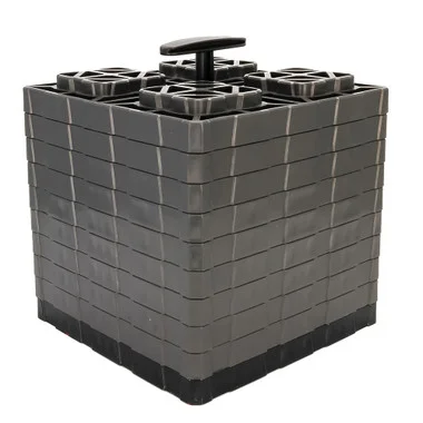 Blocs de nivellement Camco FasTen XL avec poignée en T – 2×2 – Gris *Lot de 10