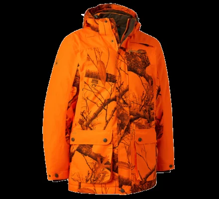 Blouson de chasse hiver Eagle Realtree orange Deerhunter