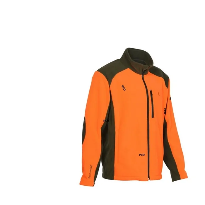 Blouson Polaire Homme Percussion Stronger Kaki Orange