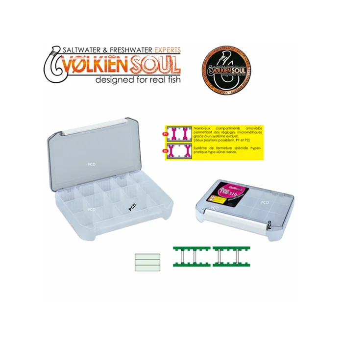 BOITE 20 COMPARTIMENTS VOLKIEN SOUL VSB-320