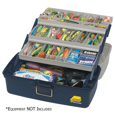 Boîte à pêche à compartiments fixes à trois plateaux Plano – XL